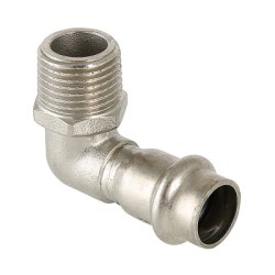 Угольник 90° нар.р. нерж. сталь 15х1/2" Valtec
