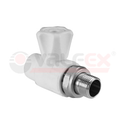 Кран шаровой для радиатора прямой 25x1/2"
