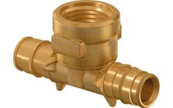Uponor Q&E тройник с внутренней резьбой PL 16-Rp1/2"FT-16