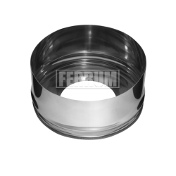 Заглушка Ferrum с отверстием (430/0,5мм) ф100x200