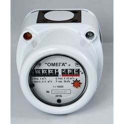 Счётчик газа G  4 ОМЕГА (001-08) фильтр 3/4", штуцер 3/4"  2022 РП