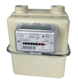 Счётчик газа NPM-G 4 (Москва-Италия) левый 2026г.